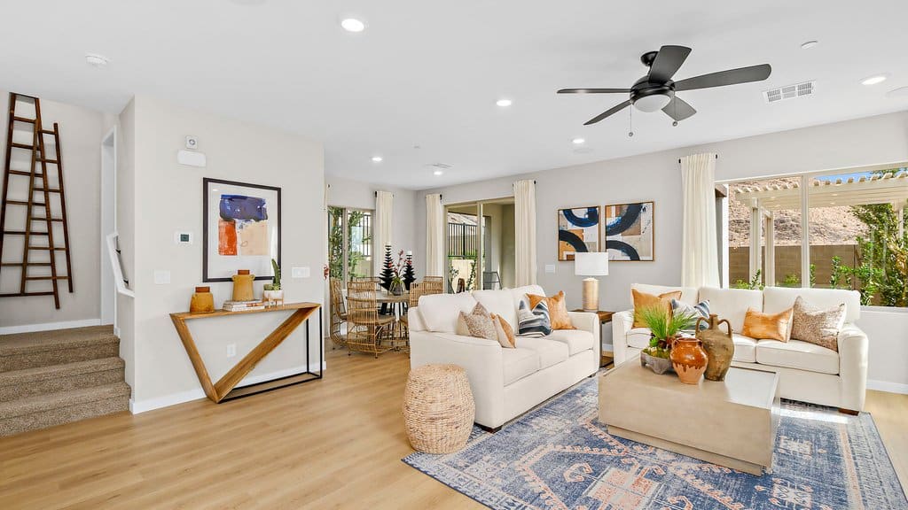 Living Room of Cedar Plus A at Crested Canyon by Taylor Morrison