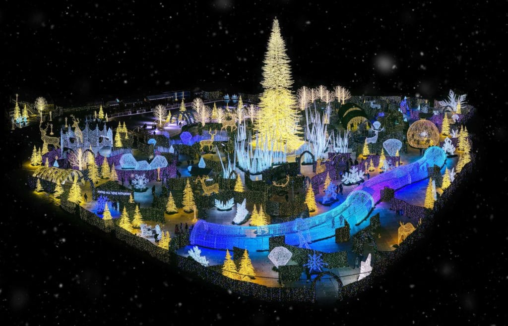 Rendering of Enchant Christmas at Las Vegas Ballpark