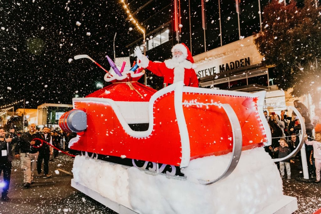 Santa in the Downtown Summerlin Holiday Parade