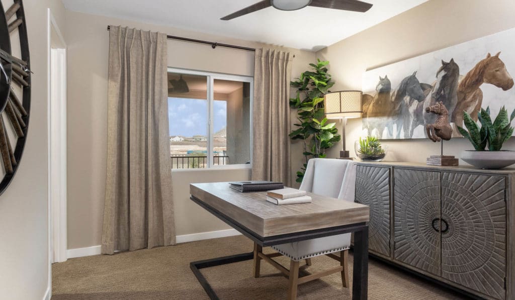 Office in Plan 1 Model in Jade Ridge by Taylor Morrison in The Cliffs in Summerlin